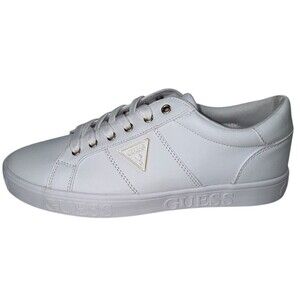 Guess Womens 11 White Astray Sneakers Court Shoes Lace Up Fashion GBG New